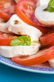 Tomato And Fresh Mozzarella Salad Insalata Caprese Kitchme Caprese Recipes Fresh Mozzarella Salad Healthy Recipes