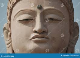 Giant Stone Great Buddha Statue at Bodh Gaya India Editorial Photography
