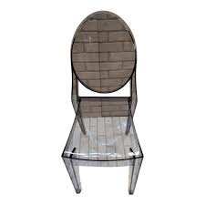 Maybe you would like to learn more about one of these? Philippe Starck For Kartell Victoria Ghost Smoke Chair Chairish