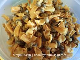 Susun dari atas ke bawah. Popia Simpul Kasih Syamimi Saad Dot Com