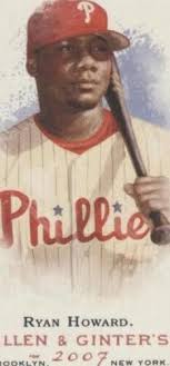 Ryan Freel Signed 2007 Topps Allen And Ginters Cincinnati Reds Autograph