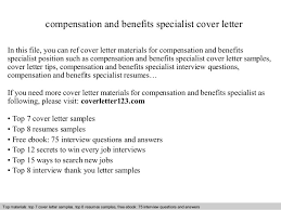 Here are some example cover letters for both experienced vet techs and recent graduates for inspiration on your own job applications. Compensation And Benefits Specialist Cover Letter