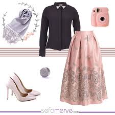 Etek Etnik Desenli Etek 3006 01 Pudra Toka Sal Esarp Tokasi 21105 07 Metalik Gri 5 90 Tl Sal Polo Ist Sal 2001 11 Modesty Fashion Skirt Fashion Fashion
