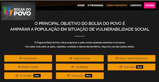O calendário do bolsa família 2021 já está disponível. Novo Programa Social Bolsa Do Povo Criado Em Sao Paulo