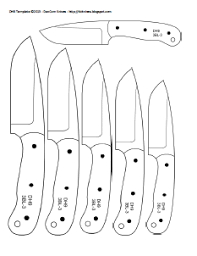 Printable knife patterns (templates) for amateur knifemakers. Diy Knifemaker S Info Center Knife Patterns
