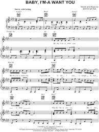 Bread Baby I M A Want You Sheet Music In Ab Major Transposable Download Print Sku Mn0055816