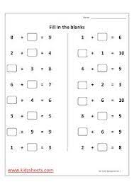 It's also a great way for parents to get in extra practice with their children over the summer, or when they're strugglin. Missing Number Worksheet Februari 2016