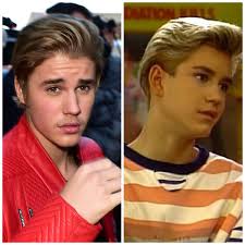 Justin Bieber's Long Blonde Hair Resembles Pop Culture Star Zack Morris'