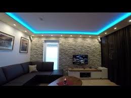 Steinwand Beleuchten Und Decke Abhangen Tipps Und Tricks Youtube Wohnzimmer Decke Beleuchtung Wohnzimmer Decke Steinwand