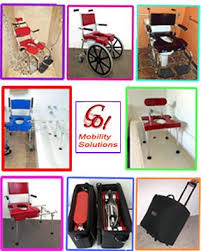 Go Mobility S Go Anywhere Chairs Enable Physically Challenged Individuals And Their Families To Travel Where Shower Wheelchair Wheelchair Portable Shower