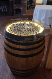 Will Totally Be Doing This Once I Can Figure Out Where To Get A Whiskey Barrel Wine Barrel Table Wine Barrel Bar Wine Barrel