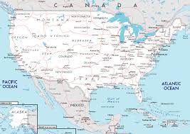 México es un país de américa ubicado en la parte meridional de américa del norte. Mapa De Estados Unidos Con Nombres Capitales Estados Para Colorear Imagenes Totales