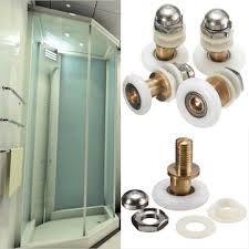 Steel psr 623 glass roller. 25 27mm Replacement Brass Bathroom Shower Door Roller Runner Glass Sliding Door Wheel Pulley Sale Banggood Com
