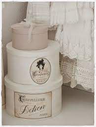 Pin By Elsa I On White Vintage Hat Boxes Shabby Vintage Shabby Chic Style