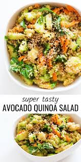 The Best Avocado Quinoa Salad Recipe Easy Vegan Beauty Bites Recipe Quinoa Salad Recipes Easy Delicious Healthy Salads Easy Quinoa Salad