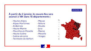 Des dérogations sont toujours possibles pour les travailleurs qui rentrent à leur domicile ou pour ceux qui. Gouvernement On Twitter Covid19 A Partir Du 2 Janvier Le Couvrefeu Sera Avance A 18h Dans 15 Departements Plus D Informations Sur Https T Co Hobqn7ugen Https T Co 8iskybvzra