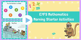 Which shape contains the most dots. Eyfs Maths Starters Powerpoint Teacher Made