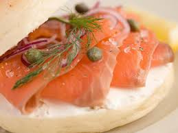 smoked salmon cream cheese and capers