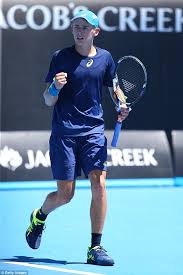 De minaur alex (23) / australia. Punter 10 000 Richer After Betting On Alex De Minaur At Australian Open Daily Mail Online