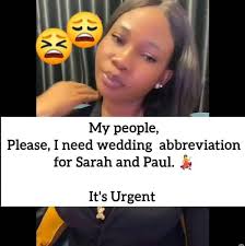 Please I need wedding abbreviation for Amuche and uchenna 2024 🤸🤸🤸🤸🙋🙋 