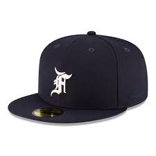 Official New Era Detroit Tigers Mlb Fear Of God Navy 59fifty Fitted Cap B1975 259 New Era Cap Croatia