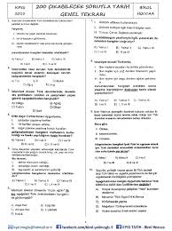 Kpss geçmiş yıllarda çıkmış sorular. Cikabilecek 200 Soru Ile Kpss Tarih Tekrari Kpss 2019 Guncel Bilgiler Tarih Universite Ipuclari Egitim Tarihi