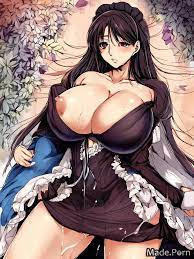 Porn image of nude maid huge boobs cumshot big tits anime 18 created by AI