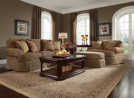 Brown harton 3 piece faux leather reclining living room set. Brown Sofa In The Living Room Wallpapers And Images Wallpapers Pictures Photos