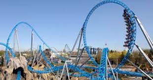 Blue Fire Roller Coaster Parc D Attraction Montagne Russe Parc Asterix