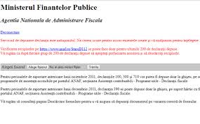 News Serviciul De Depunere DeclaraÈ›ii Anaf Este Indisponibil Potrivit Unei AtenÈ›ionÄƒri Oficiale Cabinetexpert Ro Blog Contabilitate