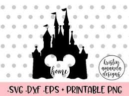 Download Home Castle Disney Svg Dxf Eps Png Cut File Cricut Silhouette Kristin Amanda Designs