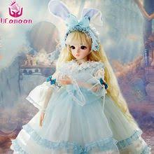 Cheap Bjd Dolls For Sale Pets Nd Toys Too Ucanaan 13 Bjd Dollssd Doll With Rabbit Outfit Elegant Dress Wigs Shose Makeup Beautiful Toys For Girls Girl Dolls Bjd Dolls Beautiful Toys