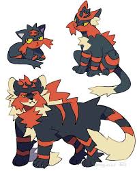 Its fur coat regrows twice a year. Litten Evolution Artofit
