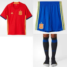 Whether you're a superfan of la roja who never misses a game, a collector of national club jerseys, or a casual fan who loves jumping on the bandwagon come world cup time, these authentic jerseys deserve a place in your wardrobe or display. Spain Home Kit Euro 2016 Youth Short Sleeve Jersey Shorts Socks