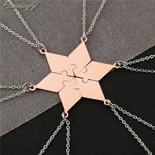 They offer up to 15% off on your subscribe and save orders, and free shipping is included. Piercingj Stainless Steel 5 6 Piece Best Friends Bff Pendant Necklace Friendship Puzzle Piece Charm Pendant Gift For Men Women Buy At The Price Of 8 62 In Aliexpress Com Imall Com