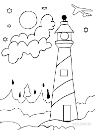 Ausmalbilder Leuchtturm Malvorlagen Kostenlos Zum Ausdrucken