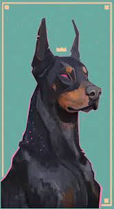artstation king dobermann francois bourdin 動物のスケッチ キャラクターデザイン スケッチ