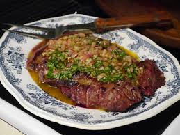 Feast Everyday Flank Steak With Basil Dressing Cook S Country In 2020 Cooking Steak And Mushrooms Flank Steak