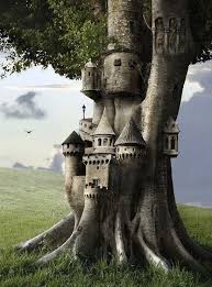 Chateau De Conte De Fees Maison Dans Les Arbres Idees D Image Paysage Fantastique
