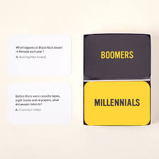 You have the power to change right now!. Millennials Vs Boomers Trivia Game Family Uncommon Goods