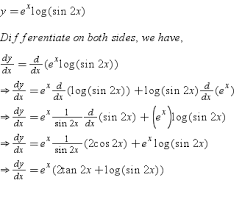 So long as its derivative matches the integrand, it's correct and equivalent to any other result whose derivative also matches. Find Dydx If Y E X Log Sin2x Maths Continuity And Differentiability 4971779 Meritnation Com