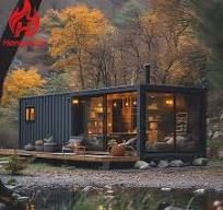 Reasonable Priced 40ft Expandable Container House Prefab Steel Homes with  Grey Glass Wall Hotel Application Made Sandwich Panel