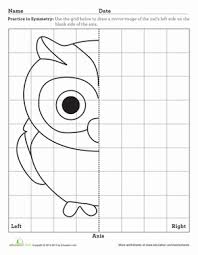 Learning Symmetry Owl Worksheet Education Com Art Worksheets Symmetry Worksheets Symmetry Art