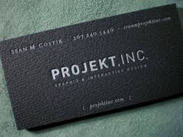 In western culture it can suggest power, sophistication, or mourning. Black Business Card Designs 27 Letterpress Printed Cards