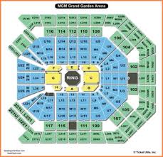 Mgm Grand Seating Chart Mgm Grand Garden Arena Mgm The Incredibles
