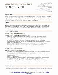 Inside Sales Job Description Resume Fresh Inside Sales Representative Resume Samples Sales Resume Examples Sales Jobs Job Resume Examples