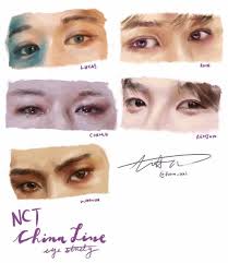 Nct Eyes Fanart Nct Eyes Fanart Drawing Kpop Nct Sketching Tips Fan Art