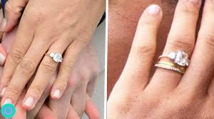 The duchess of sussex was presented with a beautiful gold trilogy engagement ring when prince harry proposed in november 2017, but just over 18 months later meghan revealed a significant change to. The Mistake Meghan Markle Made When She Changed Her Engagement Ring Youtube