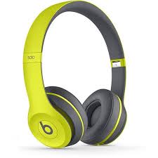 Beats Solo2 Active Collection Headphones With Mic On Ear Bluetooth Wireless Noise Isolating Yellow For Ipad 3rd Generation Ipad 1 2 Ipad Ai Headphones In Ear Headphones Wireless Headphones