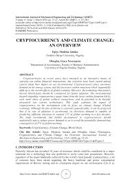 We source activities from clients who pay us at least $10 usd per completed job, and we insist that each job can be completed within 5 minutes. Pdf Cryptocurrency And Climate Change An Overview